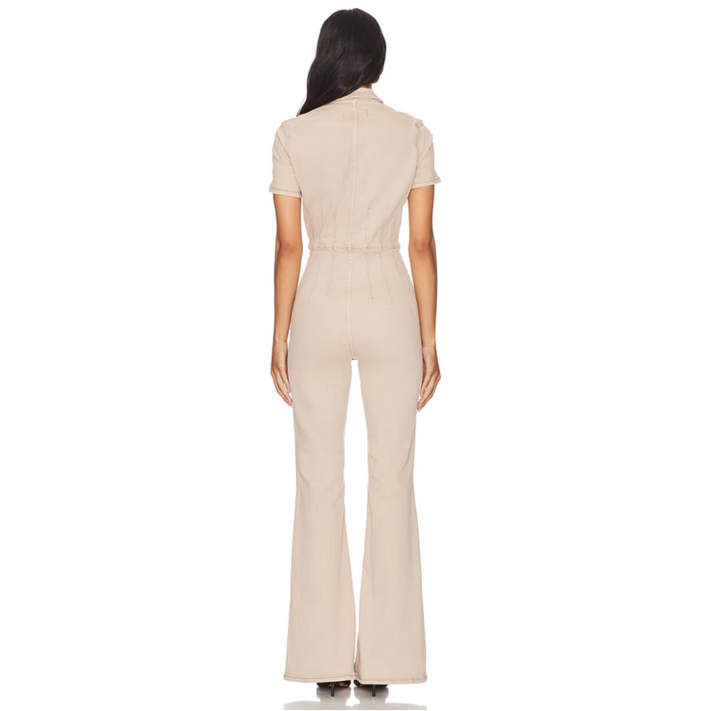 Free People We The Free Jayde Flare Jumpsuit in Blushing, size small - Picture 4 of 6